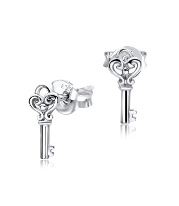 Key Shaped Stud Earring STS-2950